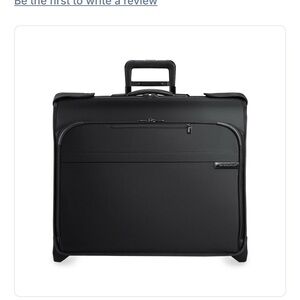 Briggs and Riley Deluxe Wheeled Garment Bag, New!